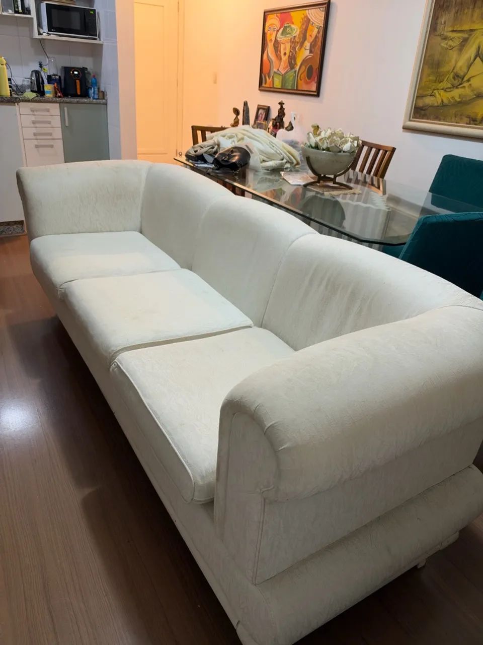 Sofá clásico 4 lugares , estilo elegante  - Foto 4
