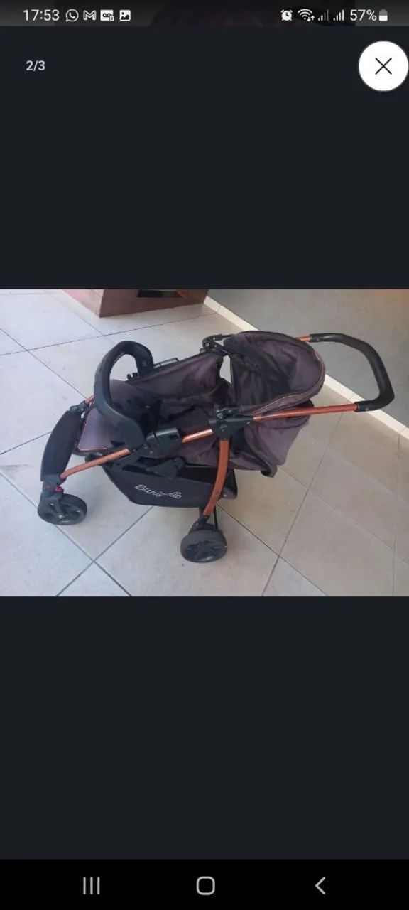 Vense se carrinho  de bebê  - Foto 2