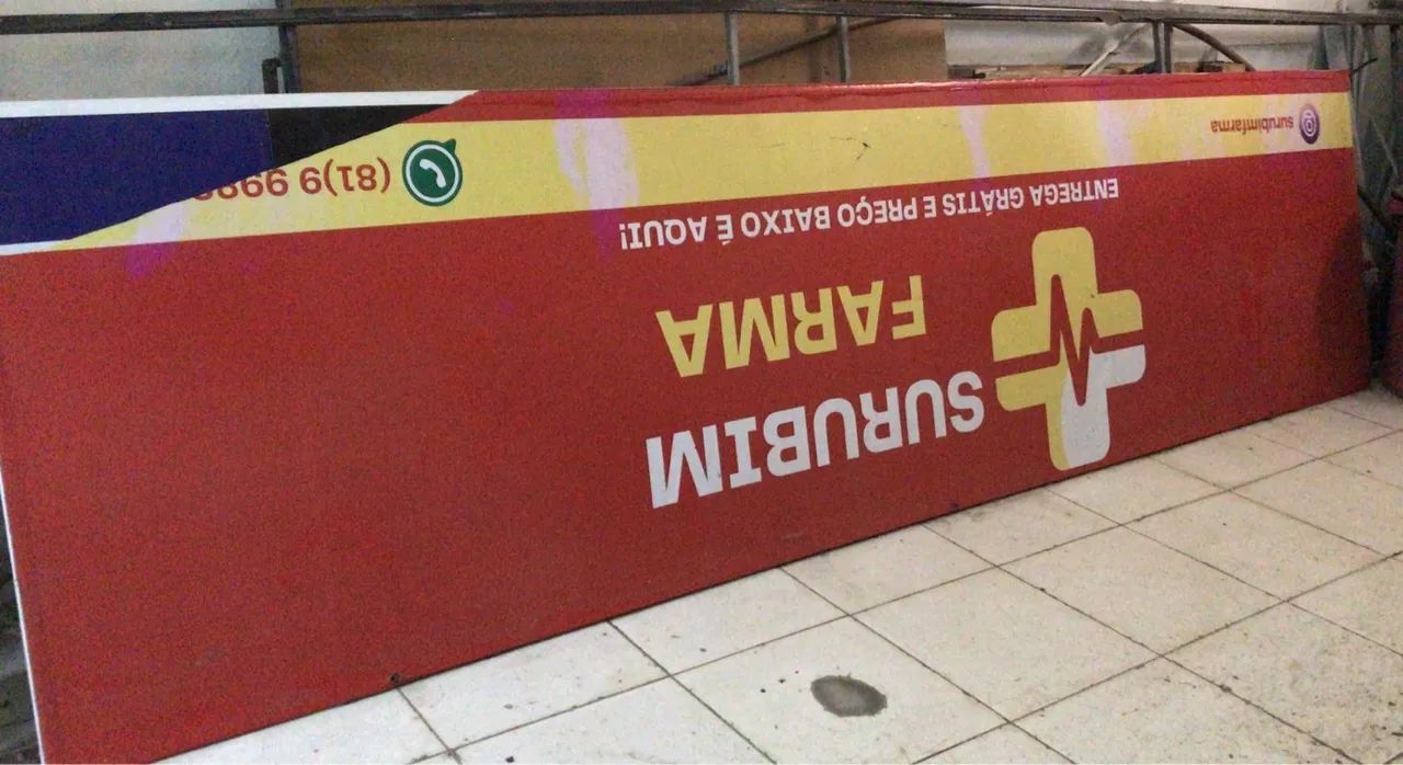 Placa em Acm - Foto 2