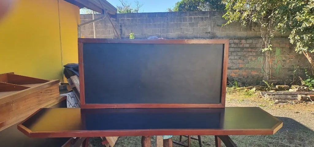 Bancada e painel de madeira  - Foto 3