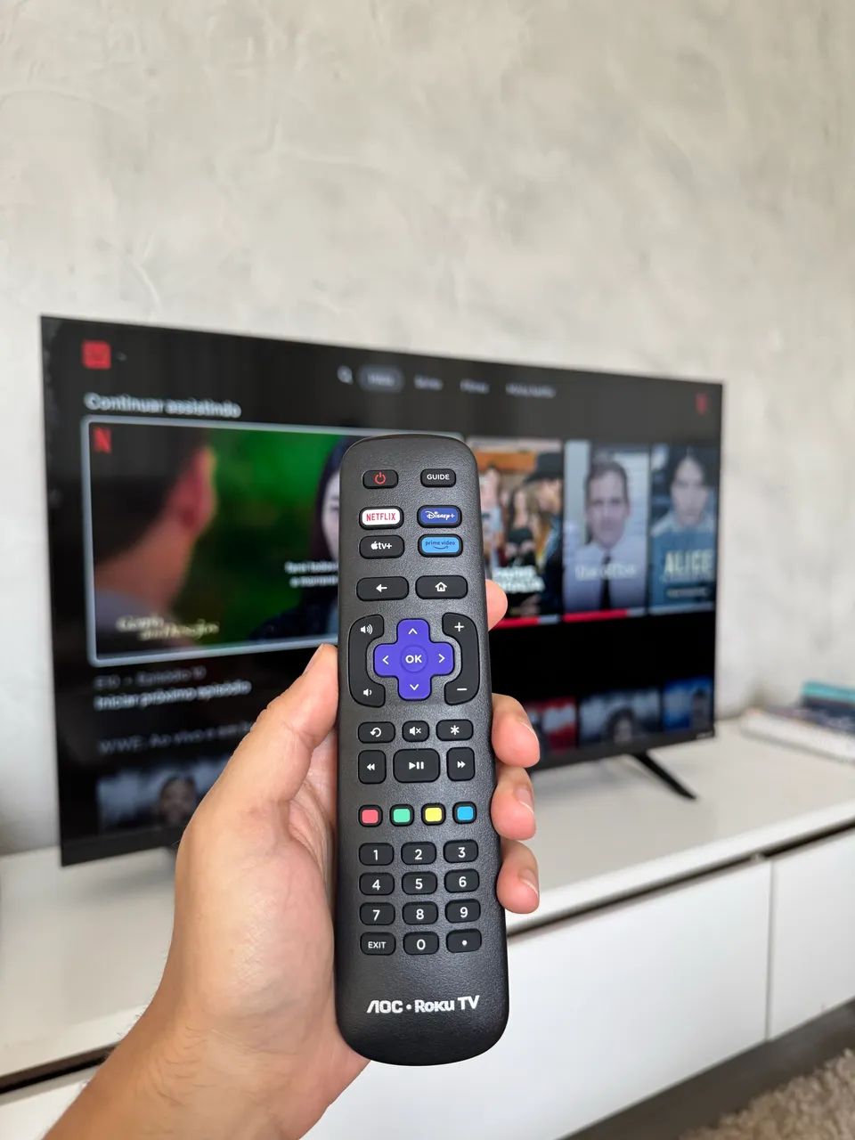 Smart TV 43 polegadas AOC DLED borda ultrafina