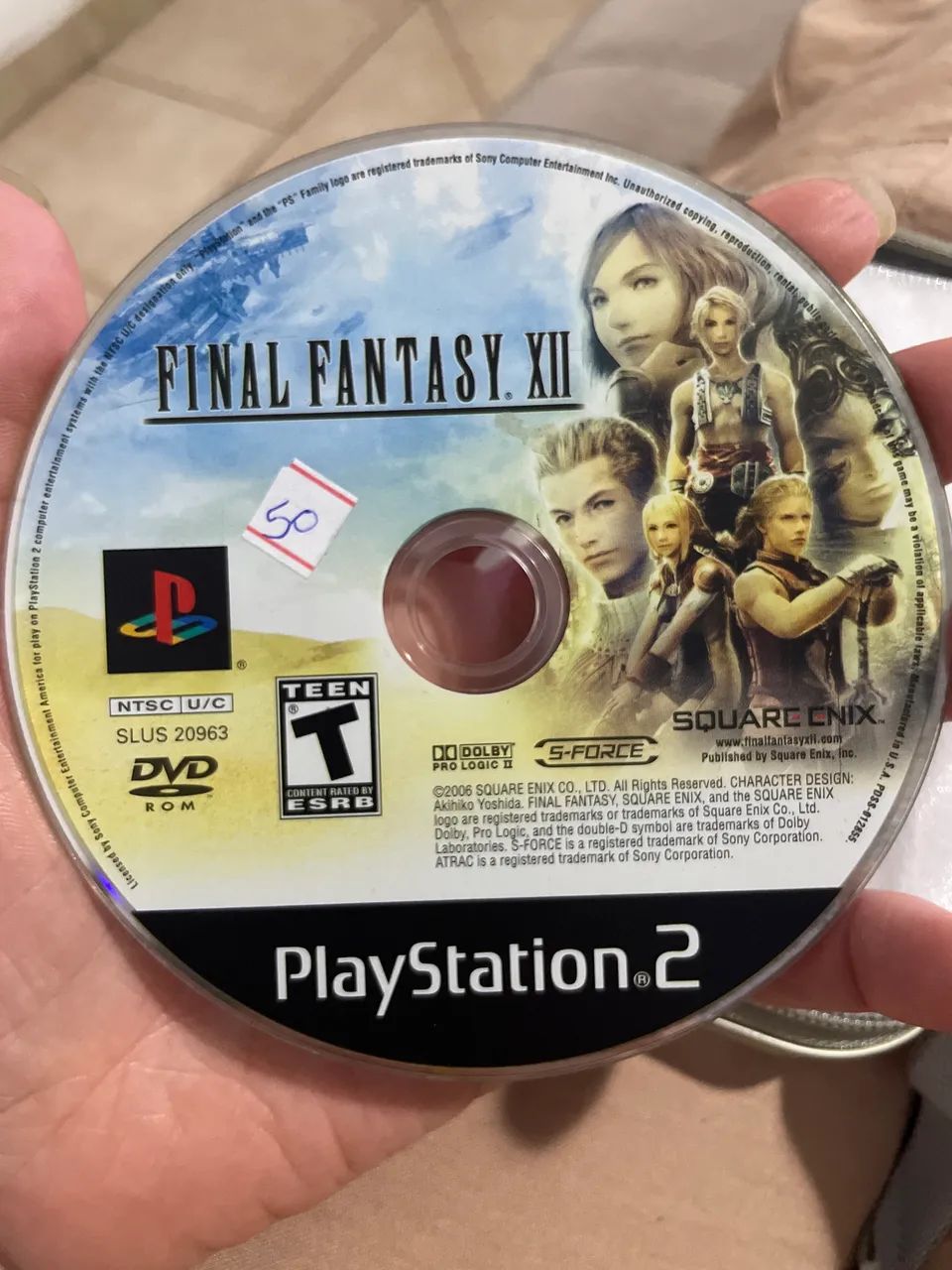 Jogo PS2 Final Fantasy XII somente mídia (envio olx pay) - Jogos