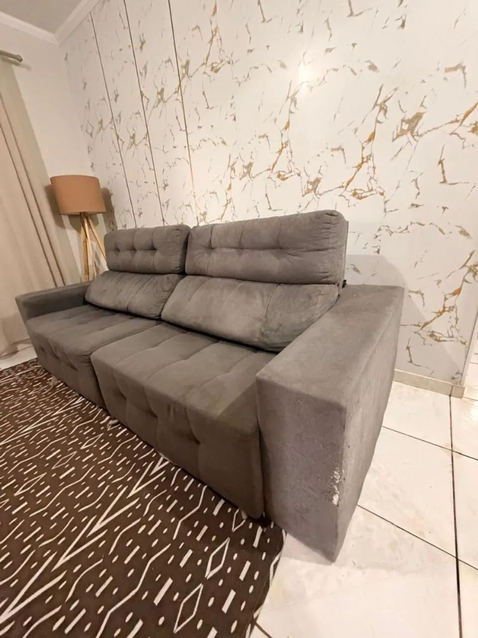 Sofá retrátil 4 pessoas - Foto 2