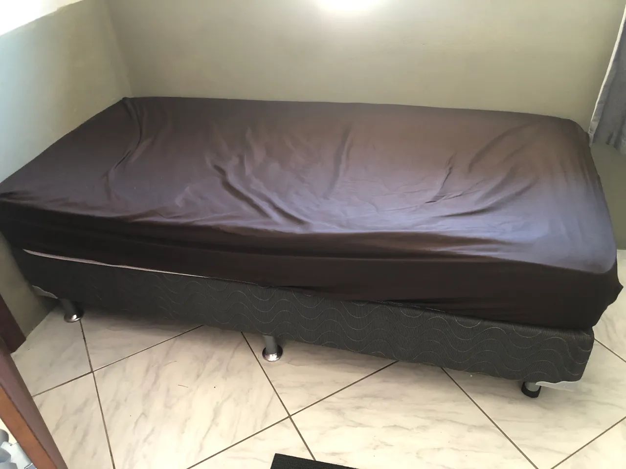 Cama box  solteiro Ortobom 