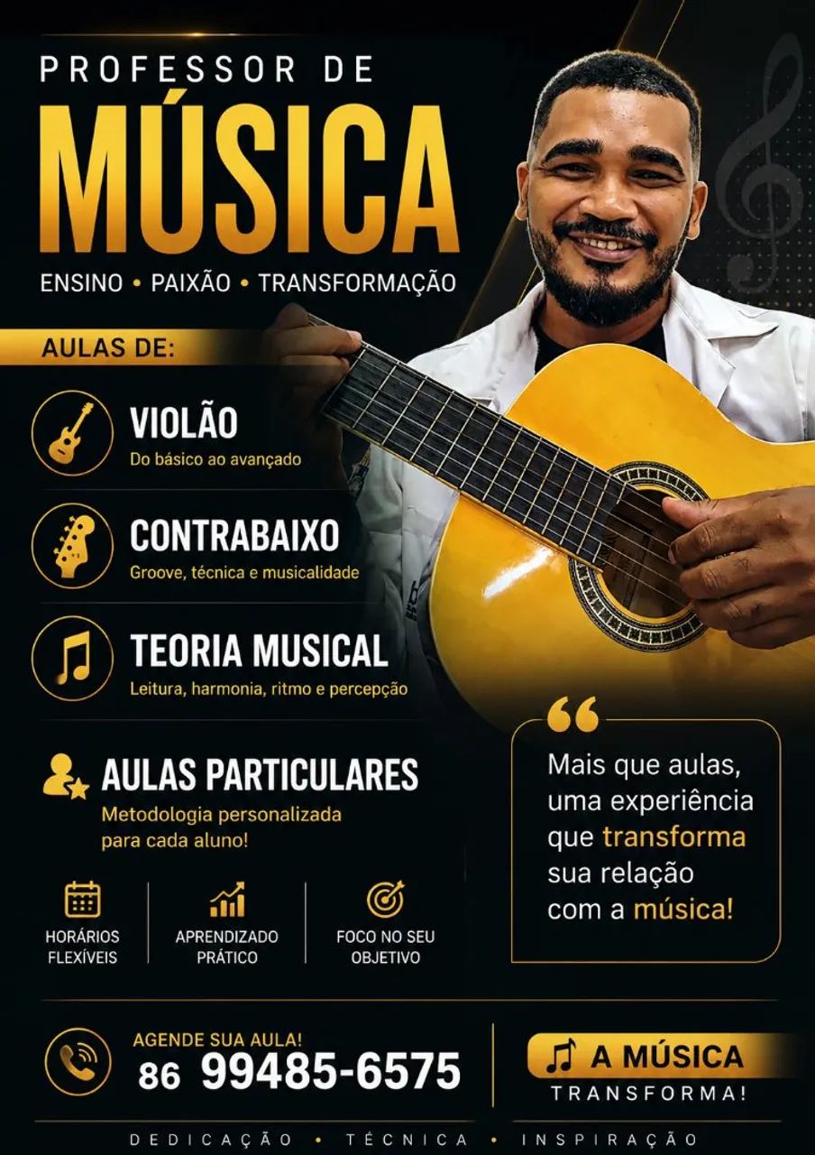Aula de violão,  