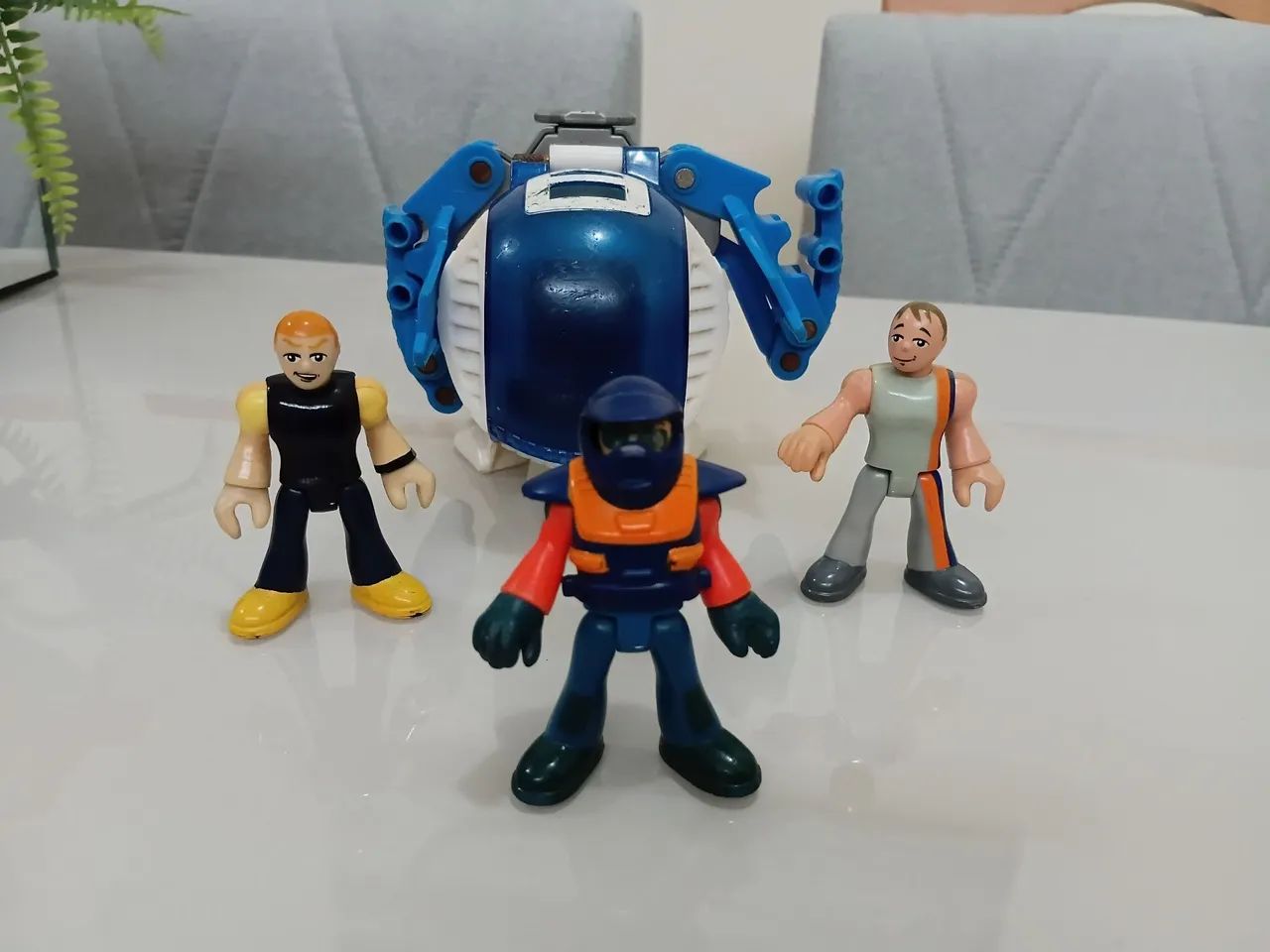 Nave Espacial Lunar com 3 bonecos Imaginext - Foto 3