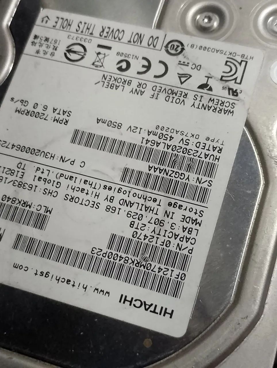 HD HITACHI 2TB