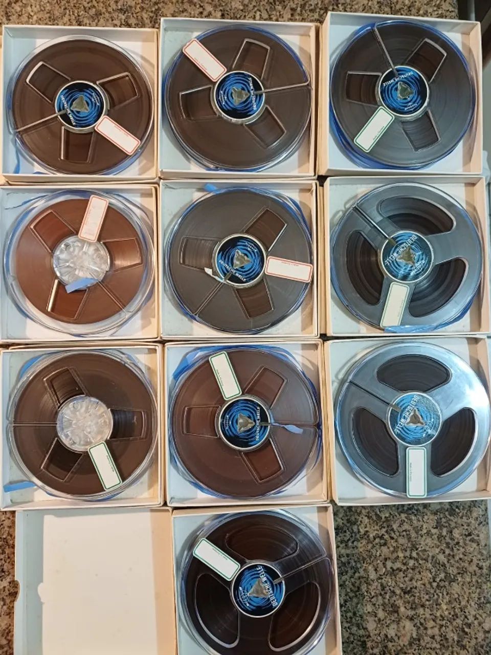 Kit com 10 Fitas de gravador de rolo Deutsche Welle 5 polegadas usadas  - Foto 2