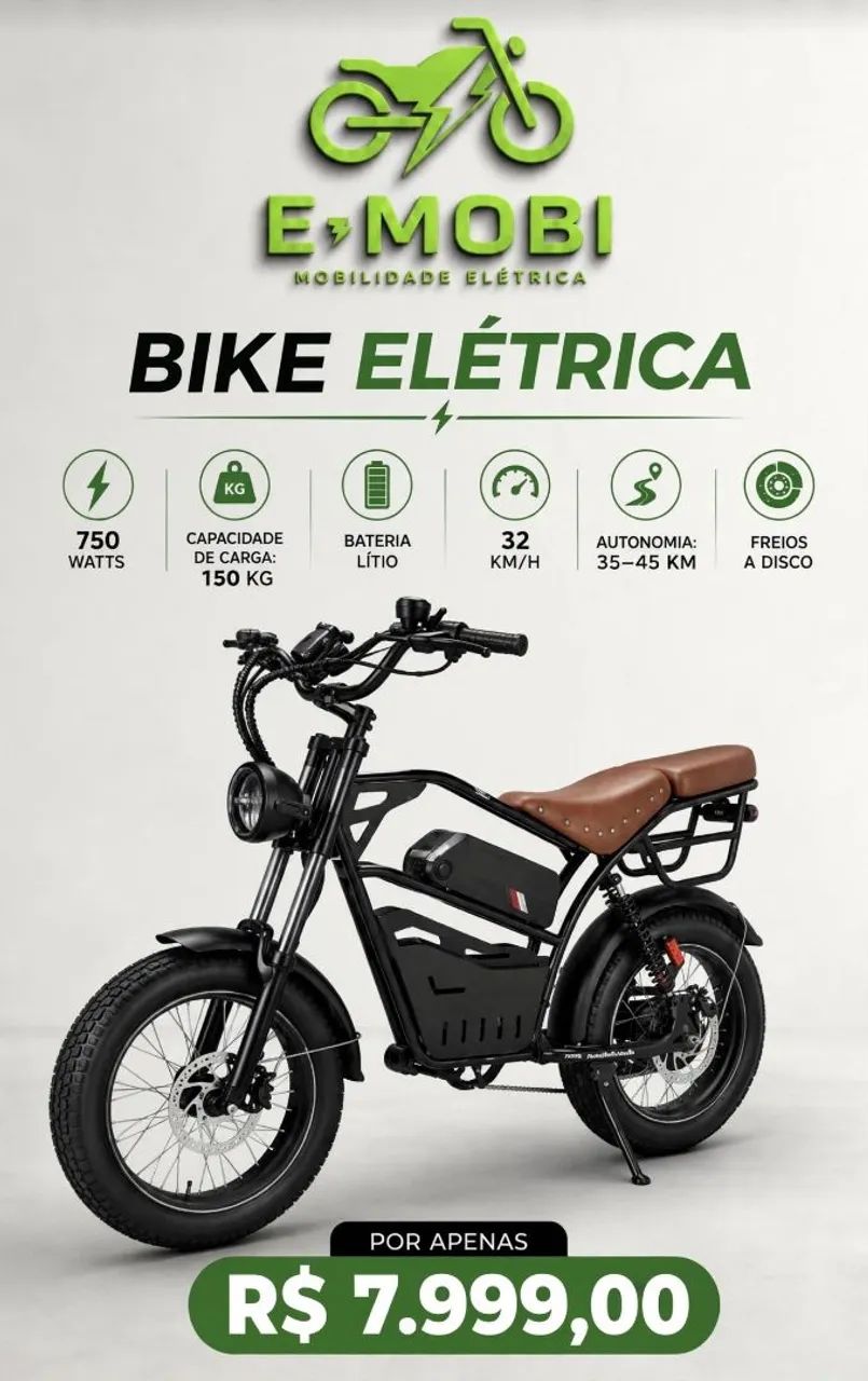 Bike elétrica E mobi  - Foto 2