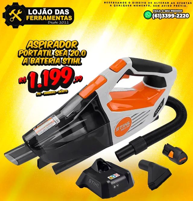 Aspirador Portátil A Bateria SEA 20.0 Stihl