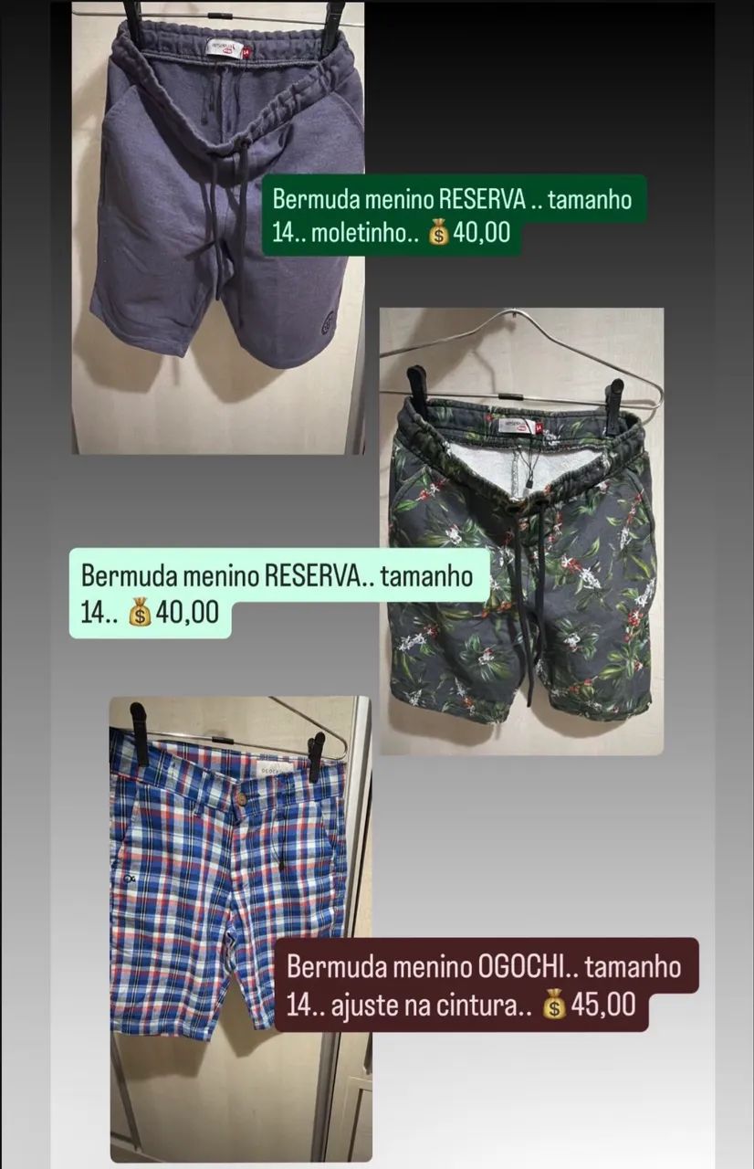 Desapego menino shorts  - Foto 2