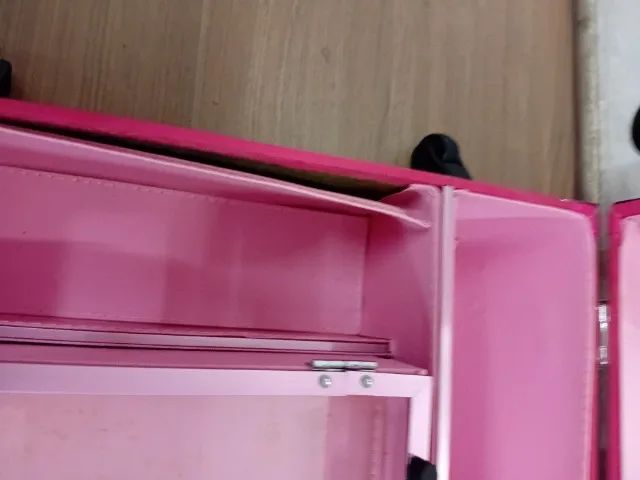 Mala Maquiagem Camarim Rosa - Foto 5