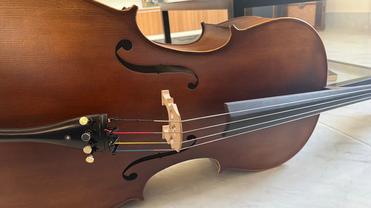 Violoncelo Eagle Ce310 4/4  + Capa e Arco - Foto 2