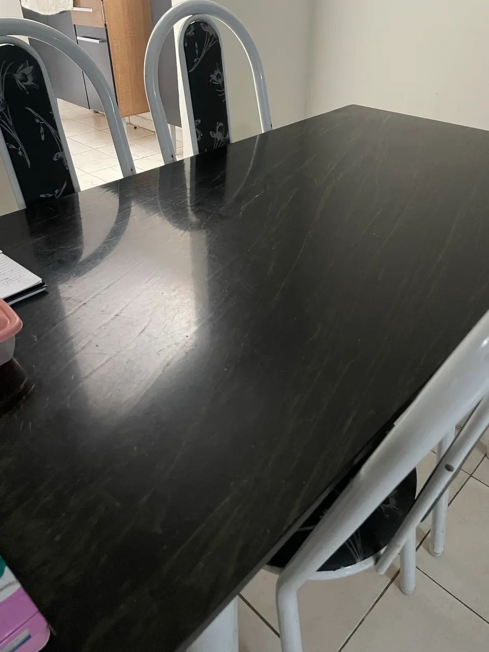 Vendo mesa de mármore 6 cadeiras  - Foto 4