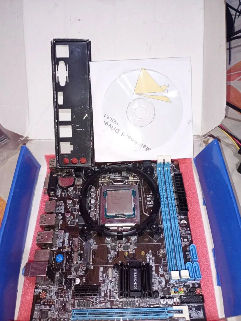 Kit Placa-mãe Kingster H61 + Xeon E3-1245 V2 (8 threads) - Foto 2