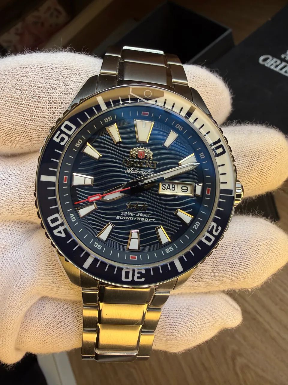 Relógio orient sport sea automático 3 estrelas