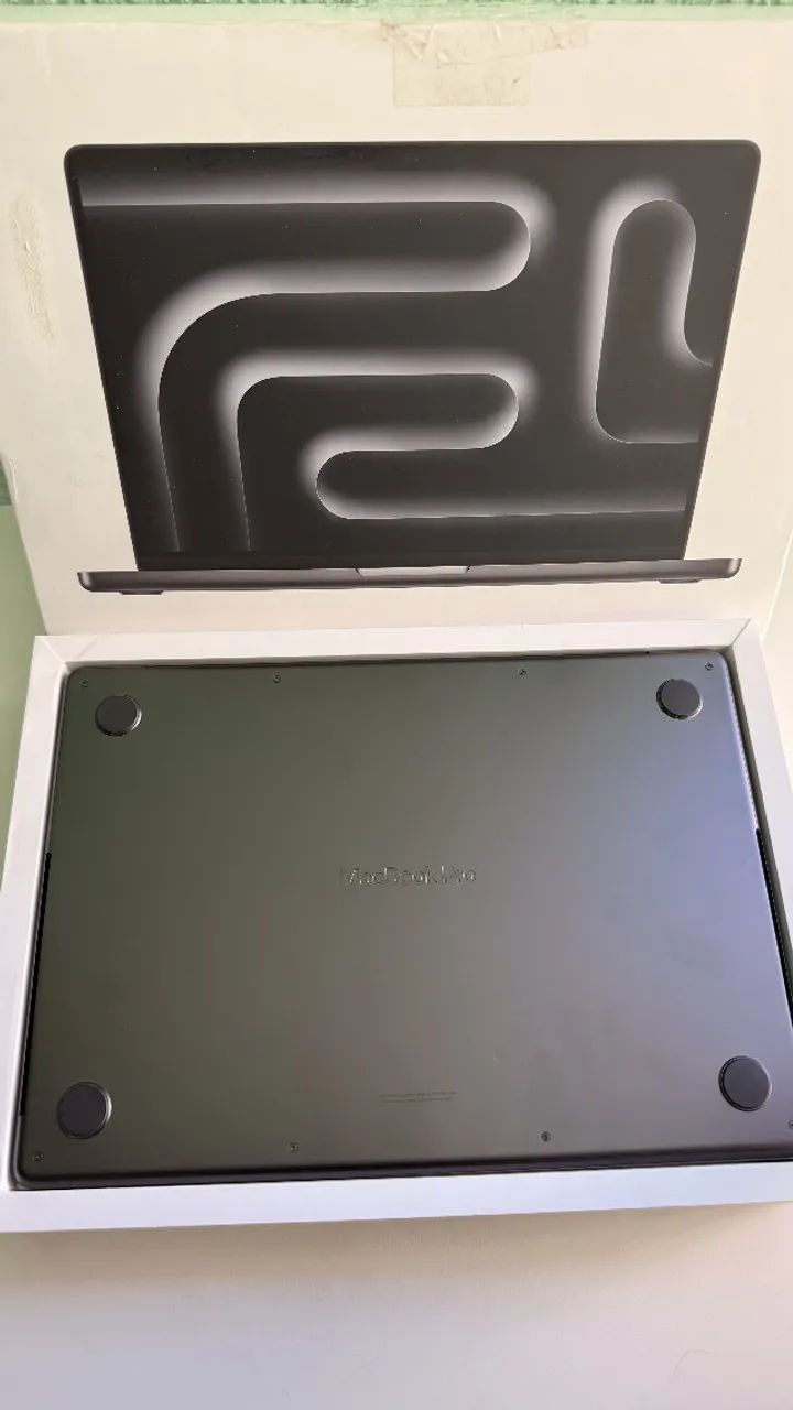 MacBook Pro 2024 M4 14.2 polegadas, Azul Meia Noite, 24 Gb -512 Gb SSd NOVO CAIXA ABERTA - Foto 3