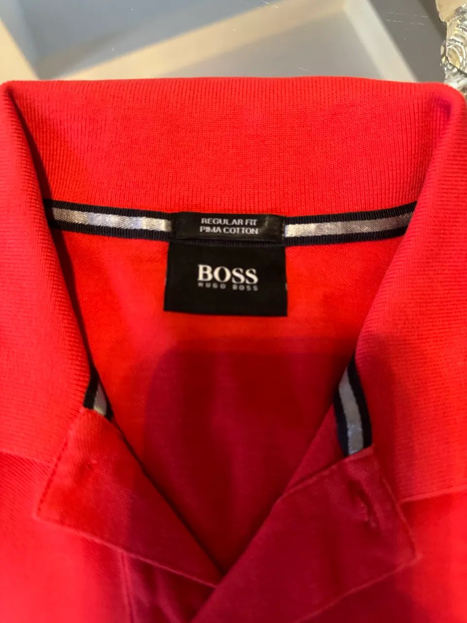 Camisa Hugo Boss, algodão Pima. - Foto 3