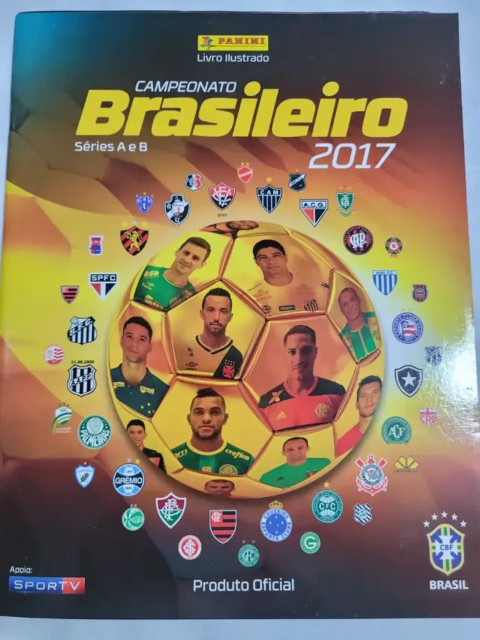 Figurinhas do Brasileiro de 2017, completo para colar