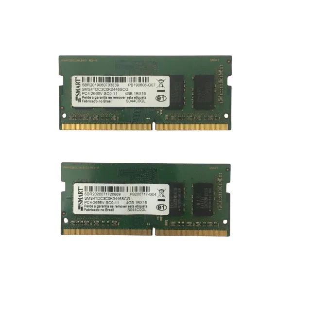 Memória RAM DDR4 4GB PC-2666 SMART para Notebooks