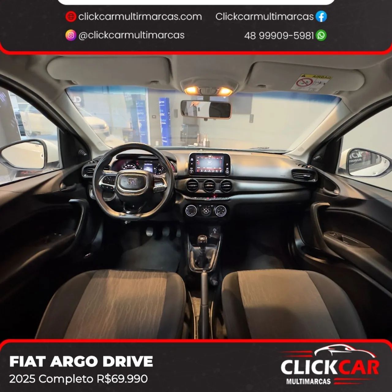 Fiat Argo Drive 1.0 6V Flex 2025 - Foto 3