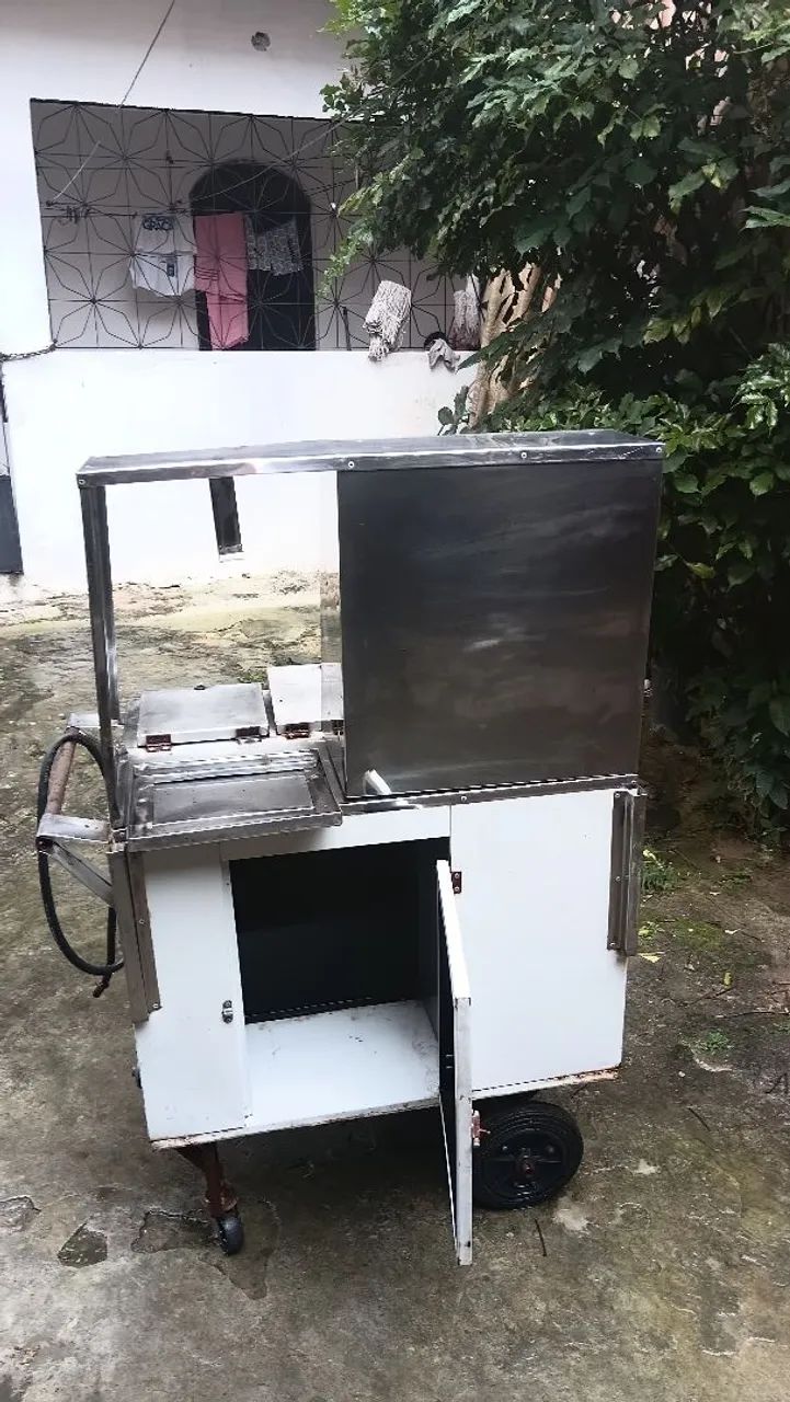 Carro para fazer lanche com 2 boca  - Foto 3