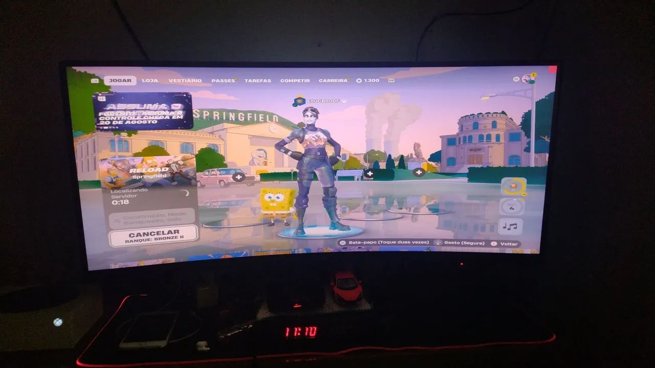 Monitor ultrawide 34 polegadas curvo Legacy