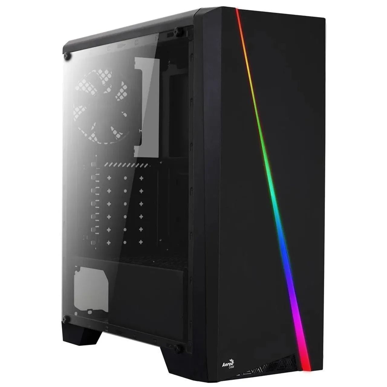 GABINETE: AeroCool Cyclon (RGB LED, Mid Tower ATX)