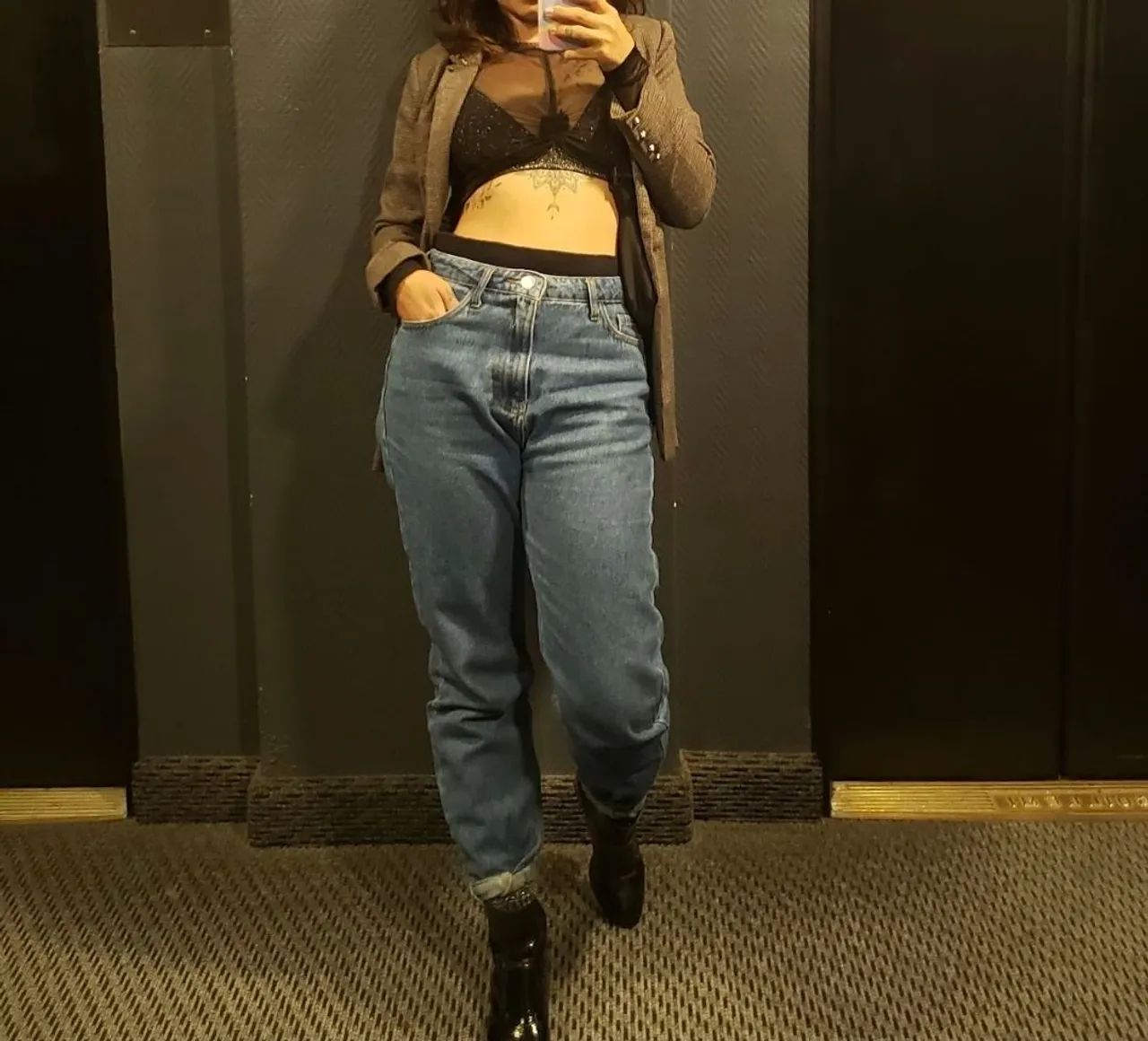 Calça jeans You com veste 38 - Foto 5