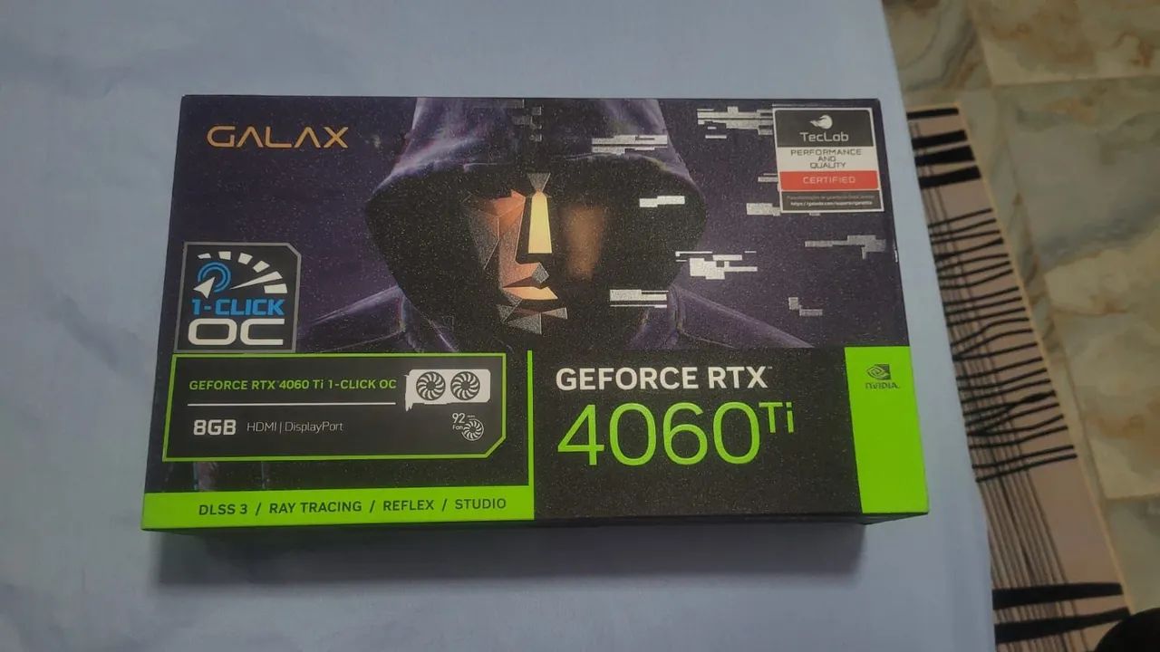 Placa de vídeo galax rtx 4060TI