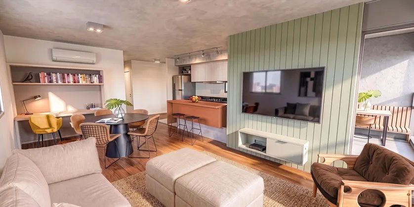 Apartamento para venda em Perdizes com 2 quartos, sendo 1 suíte, 84m²