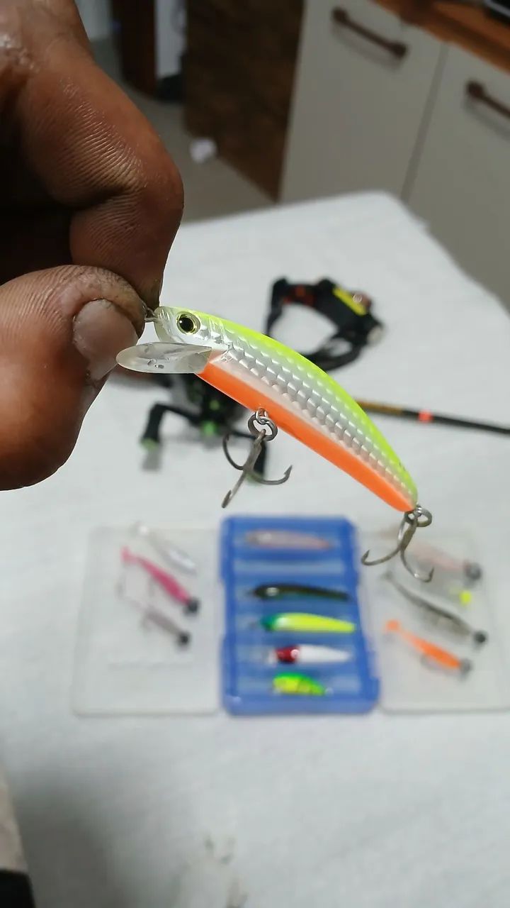 KIT Carretilha GENKI 8 (BARBADA) - Foto 5