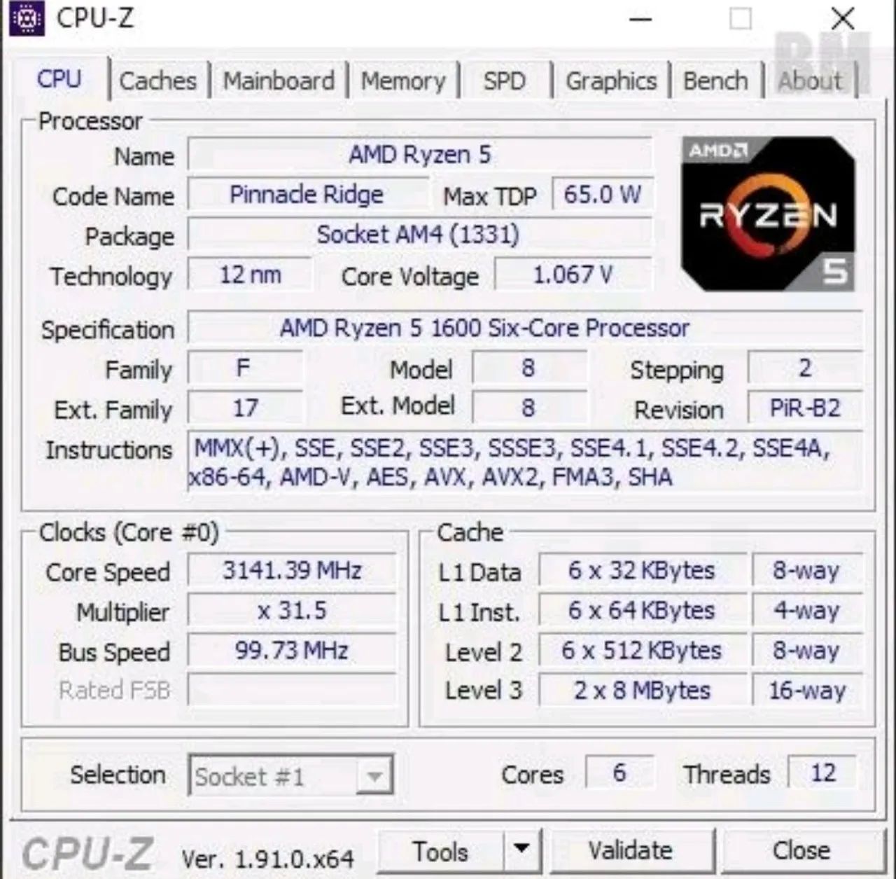 Ryzen 5 1600AF - Foto 2
