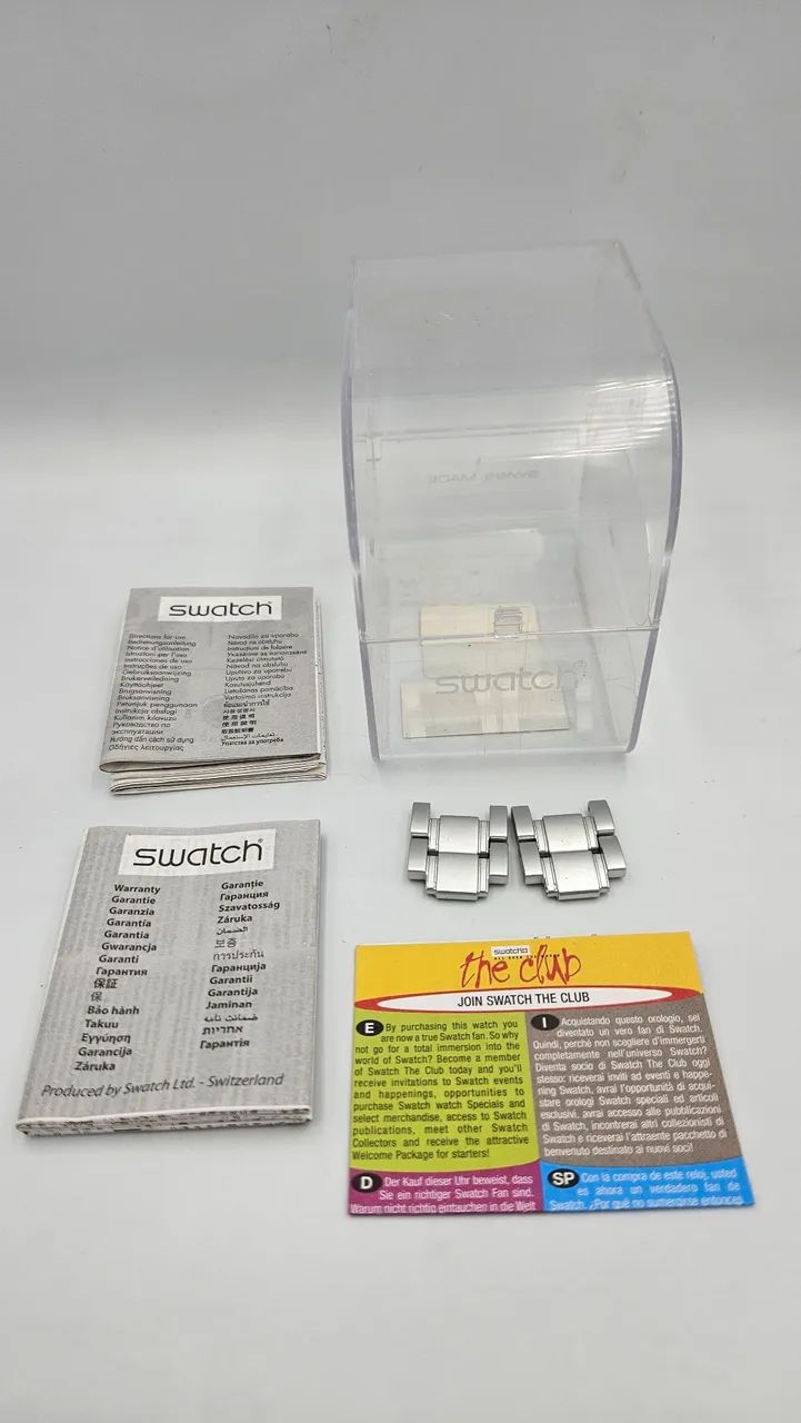 Relógio Swatch Irony Diaphane Chrono - Foto 4