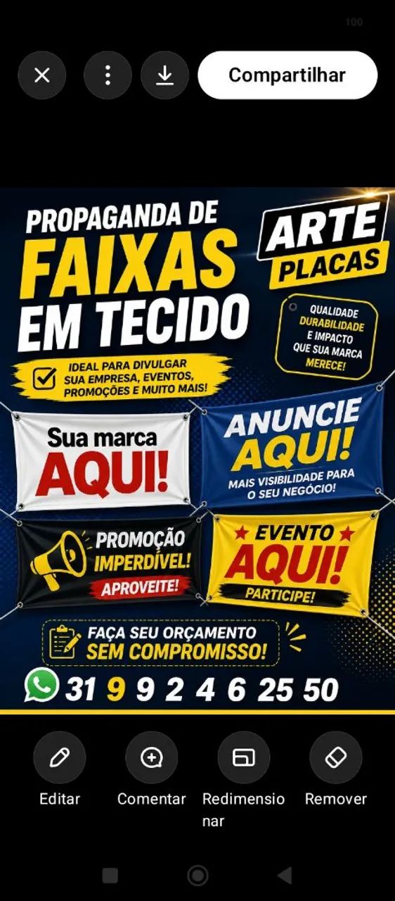  Faixas A melhor propaganda visual para seu comércio 