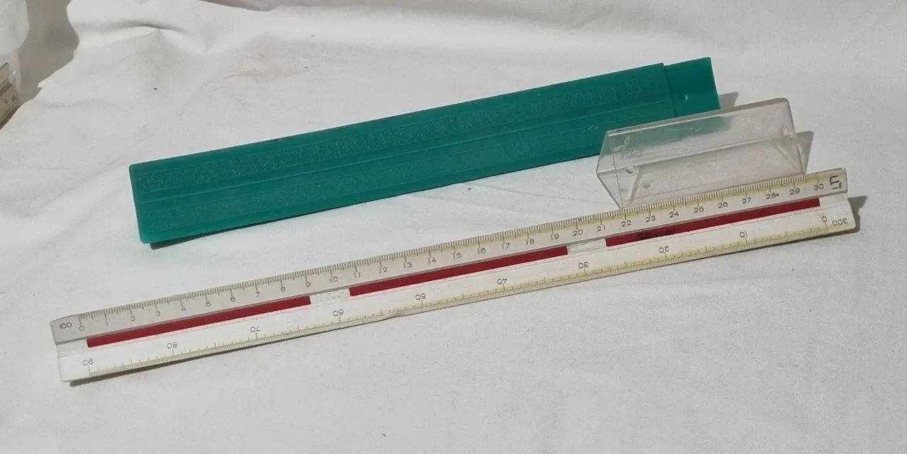 Escalímetro escalas 100; 200; 250; 300, 400 e 500 - Foto 2