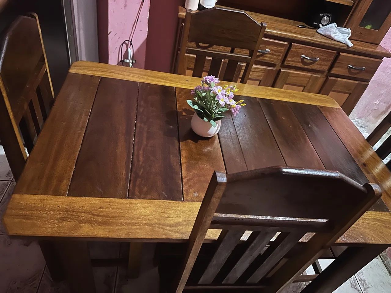Mesa de cozinha cm 4 cadeiras  - Foto 4