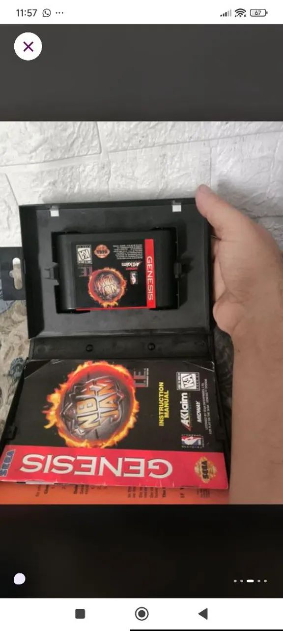 Jogo Mega drive NBA JAM  - Foto 3
