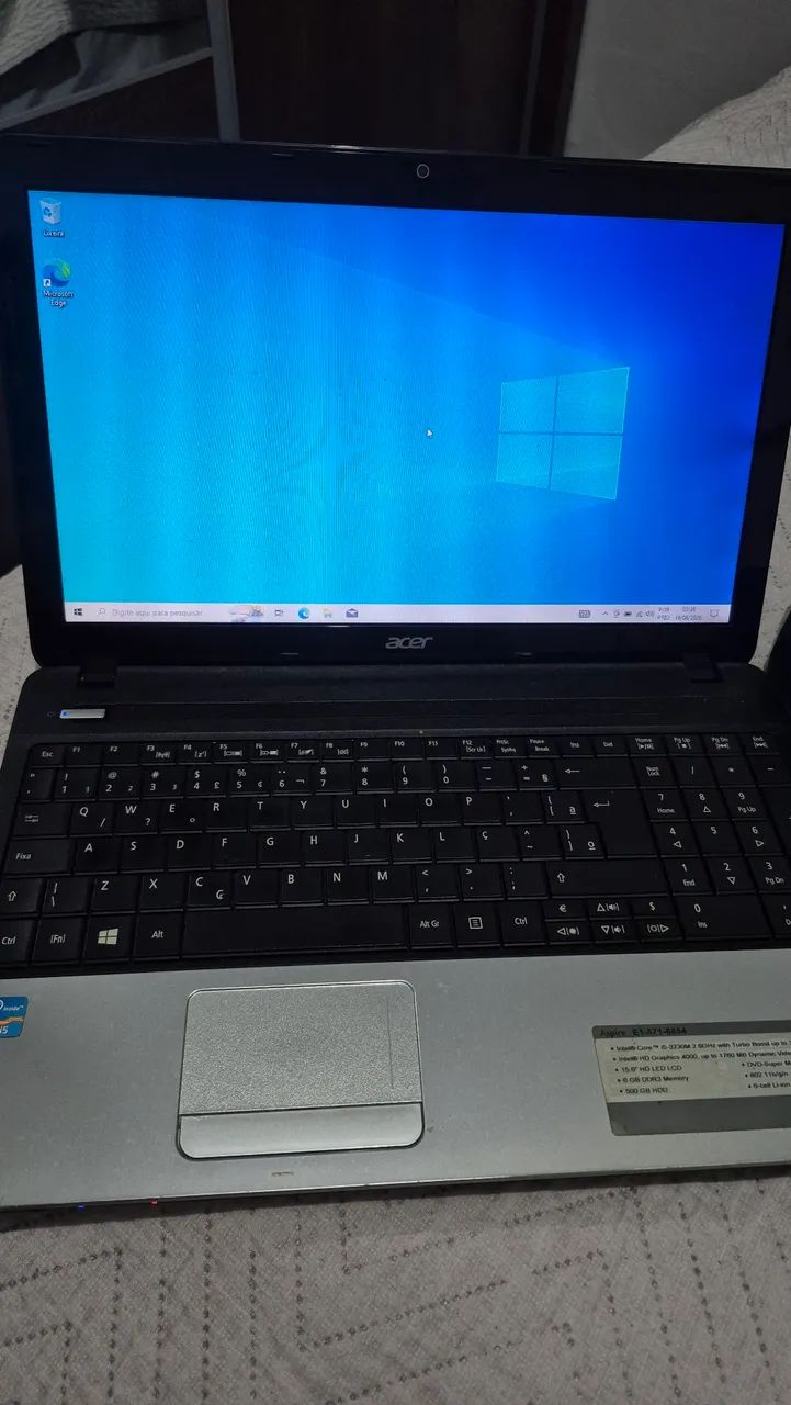 Notebook Acer i5, problema no teclado - Foto 2