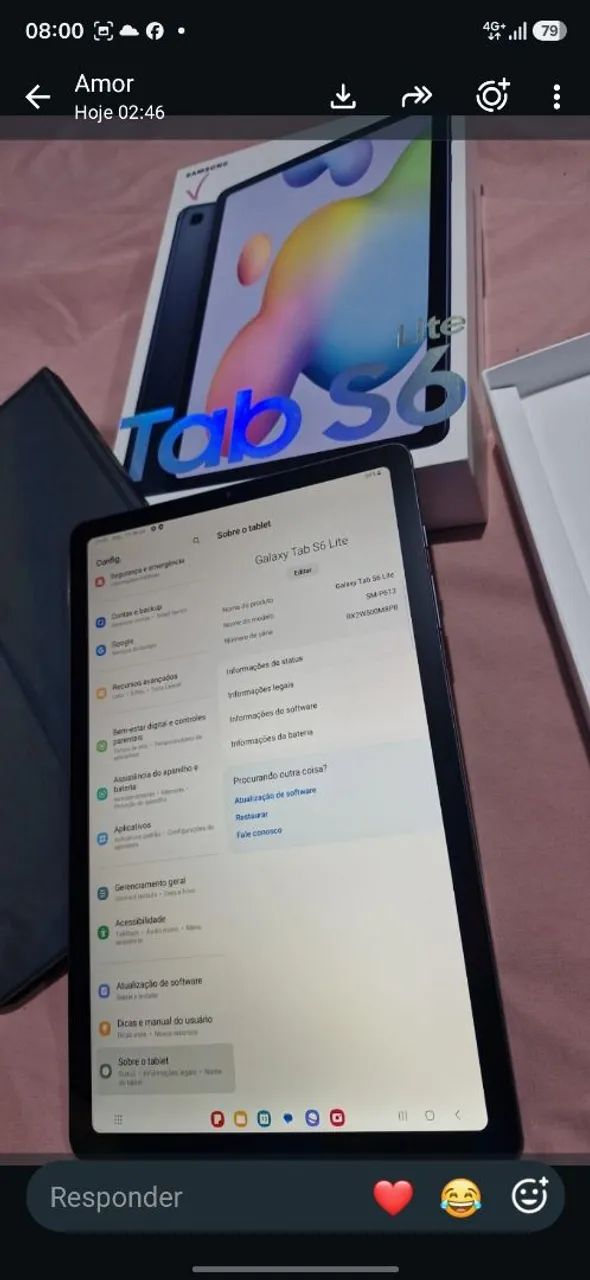 Tablet Samsung S6 LITE NOVO - MODELO SM-P613 - Foto 2