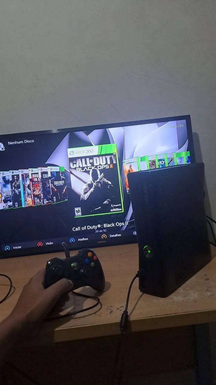 Xbox 360 rgh 3.0 500 gb 90 jogos - Foto 2