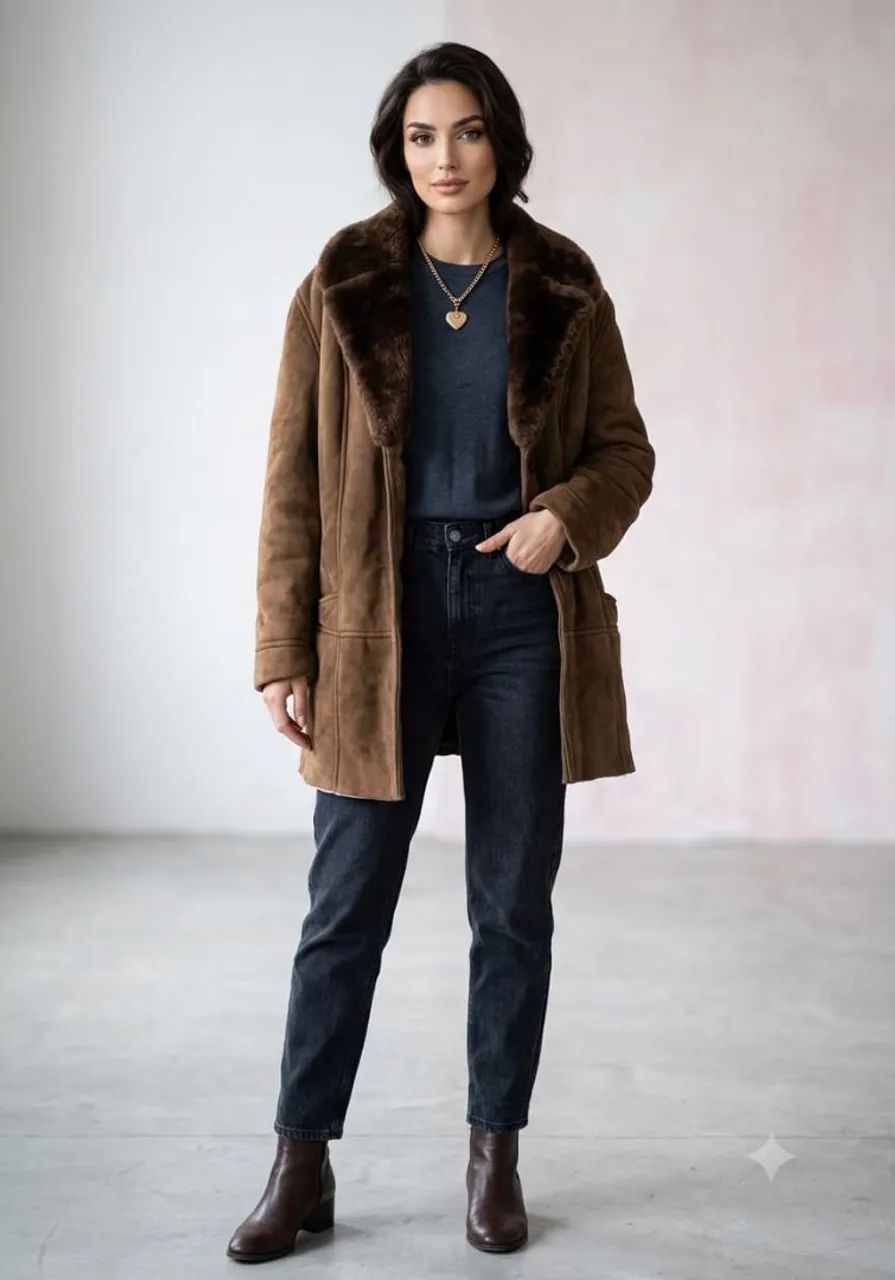 BLUSA DE FRIO COURO LEGÍTIMO  - Foto 2
