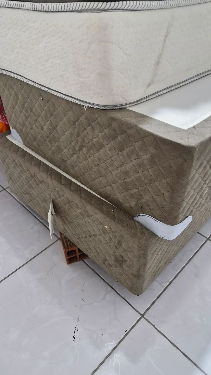 Cama box casal com colchão  - Foto 2