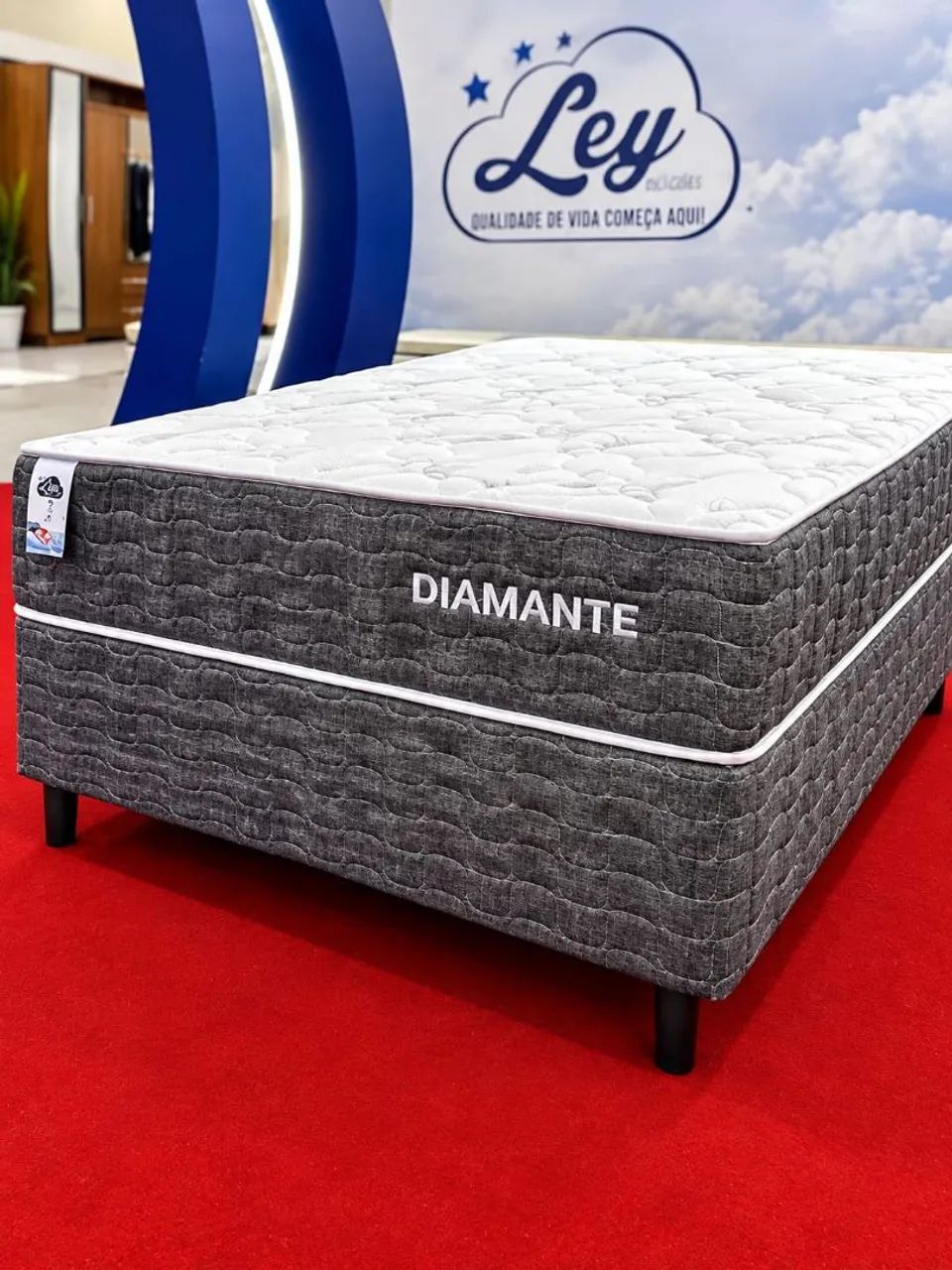 Cama diamante _ Molas ensacadas 