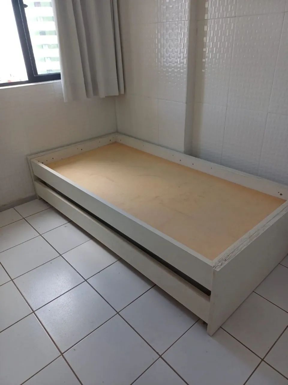 Cama Soleiro/Bicama em Compensado de Madeira (Acompanha Colchões) - Foto 2