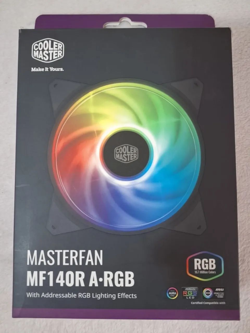 Kit com 4 Masterfan MF140R Argb (140mm).