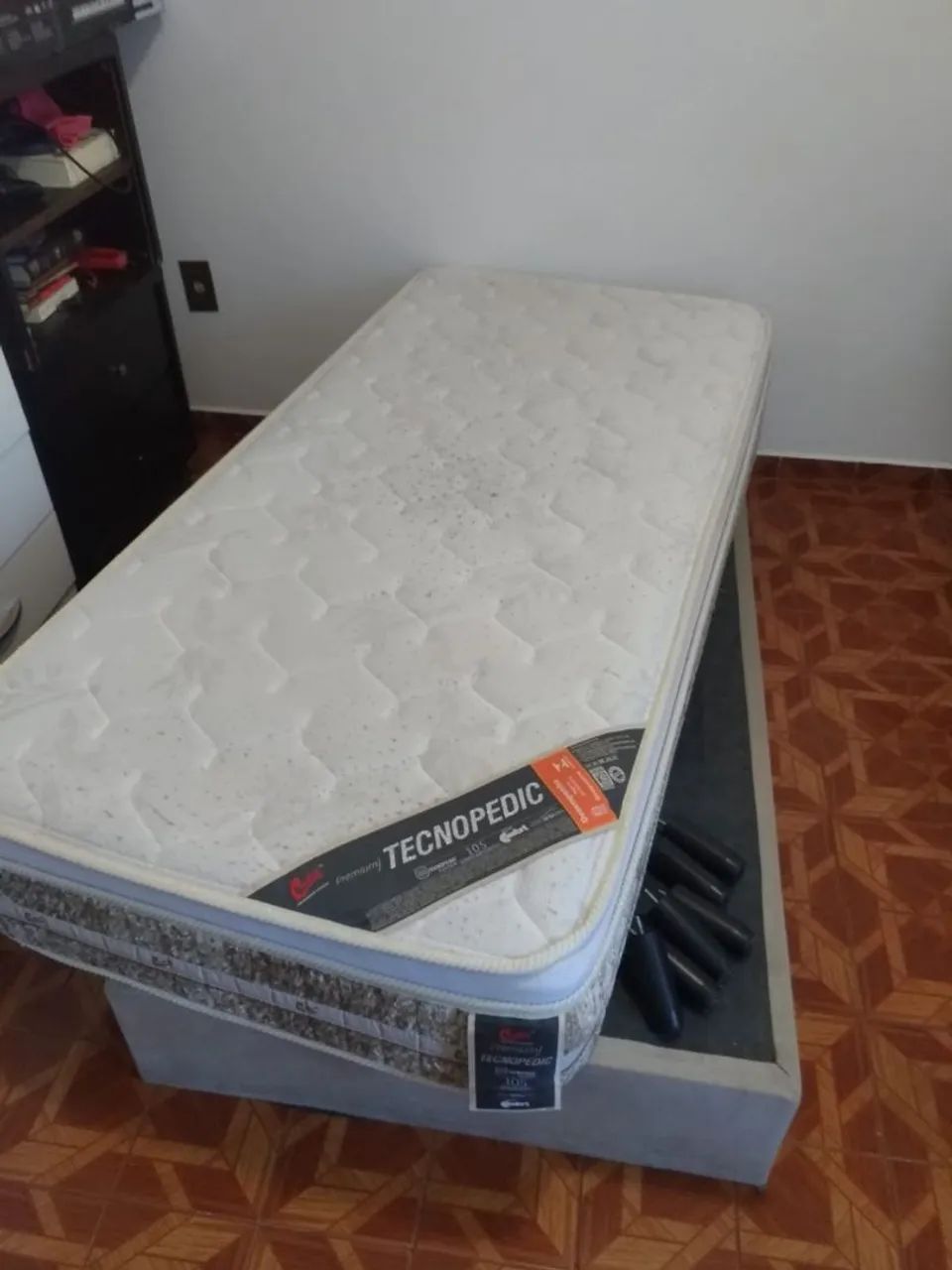 Cama Box Solteiro ApoloSpuma + Colchão Castor Tecnopedic Premium - Foto 2