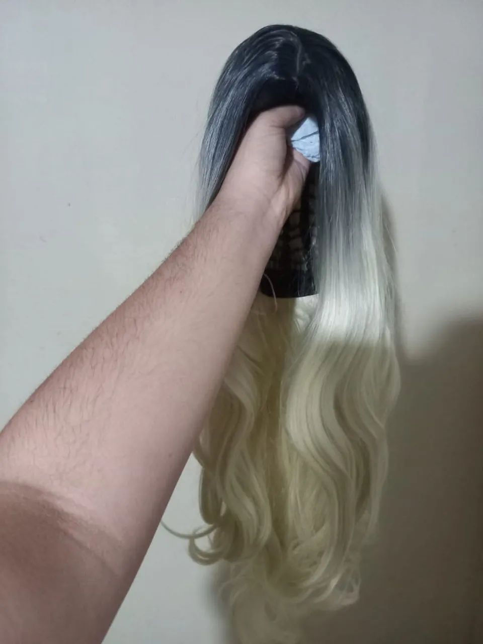 Peruca loira para cosplay - Foto 2