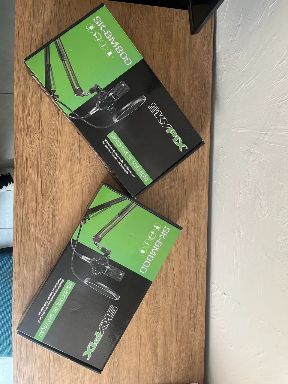 Kit de Microfone Condensador SK-BM800 da Skypix