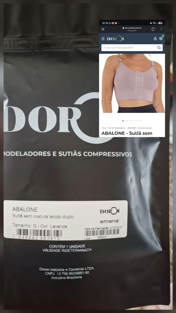 Vendo sutiã abalone Doron - Foto 3